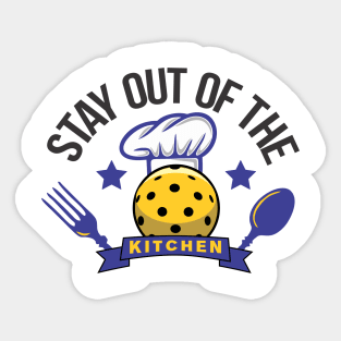 PIckleball Kitchen Sticker